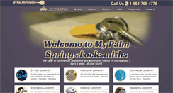 Desktop Screenshot of mypalmspringslocksmiths.com